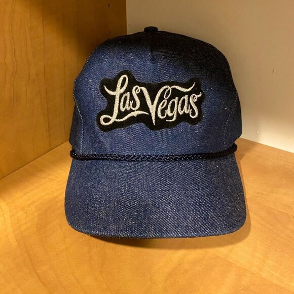 Bedazzled Denim Las Vegas Hat - Picture 1 of 5